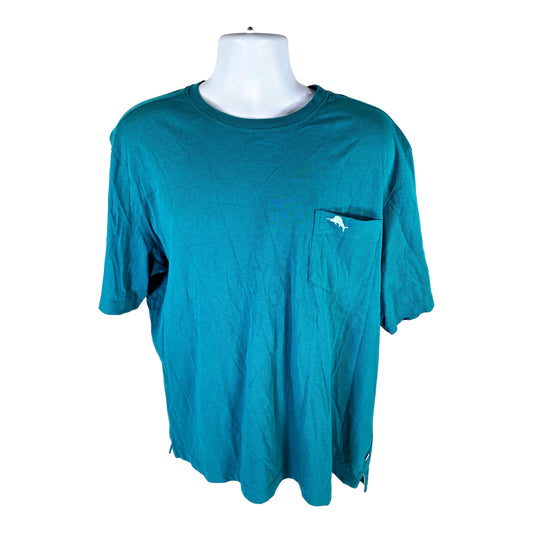 Tommy Bahama Men’s Blue Short Sleeve Pocket Front T-Shirt - L