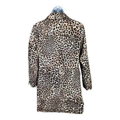 Chico’s Women’s Brown Leopard Print Lightweight Button Up Jacket - 0/US 4