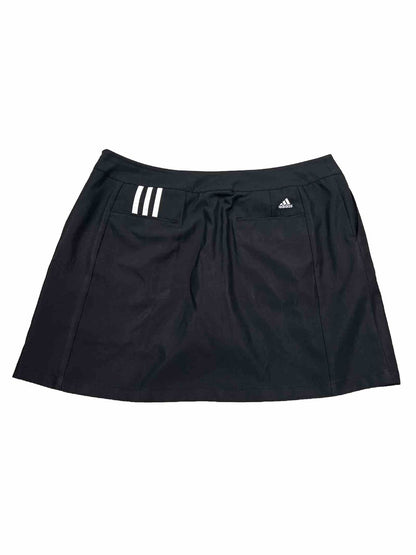 adidas Women's Black Climacool Lined Golf Skort - 14