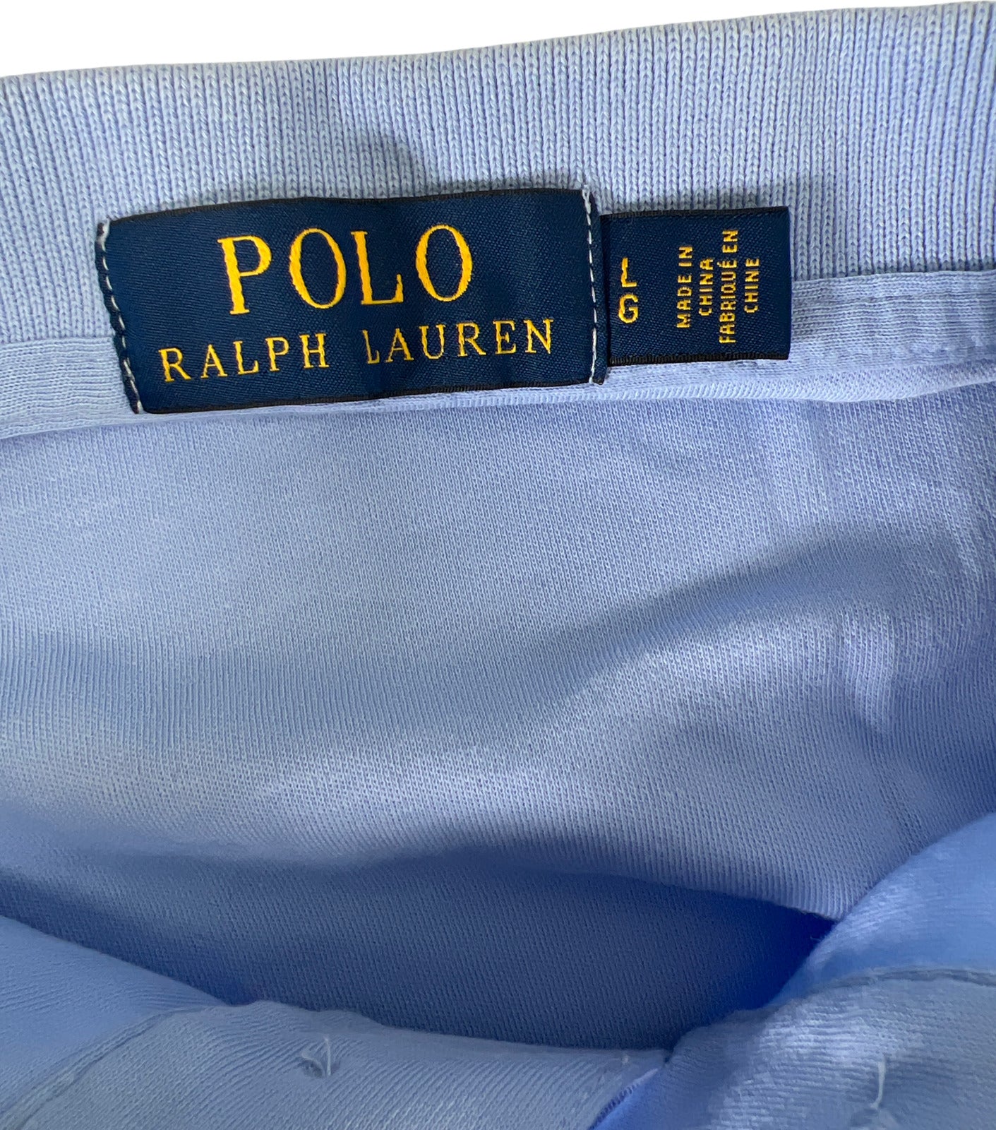 Polo Ralph Lauren Men’s Blue Short Sleeve Polo Shirt - L