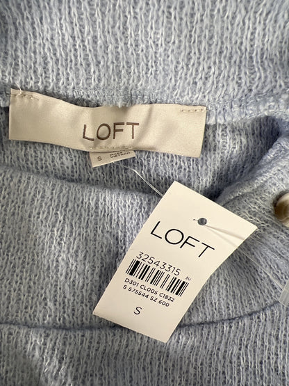 NEW LOFT Women’s Blue Shoulder Button Tunic Sweater - S