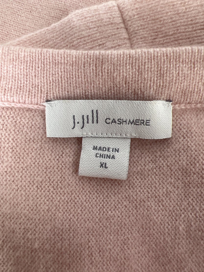 J. Jill Women’s Pink 100% Cashmere Long Sleeve Sweater - XL