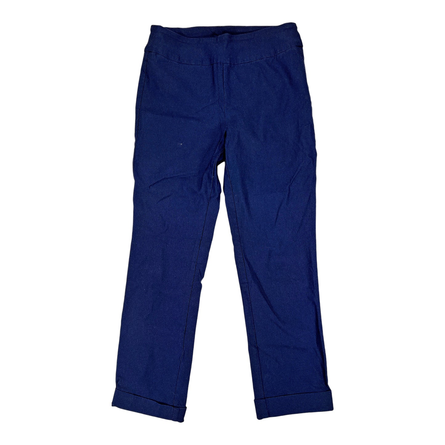 Tribal Women’s Blue Flatten It Pull On Ankle Pants - 4