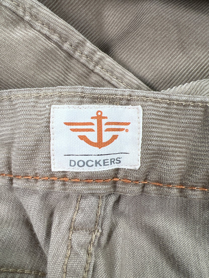 NEW Dockers Men’s Beige Straight Fit Corduroy Pants - 36x32