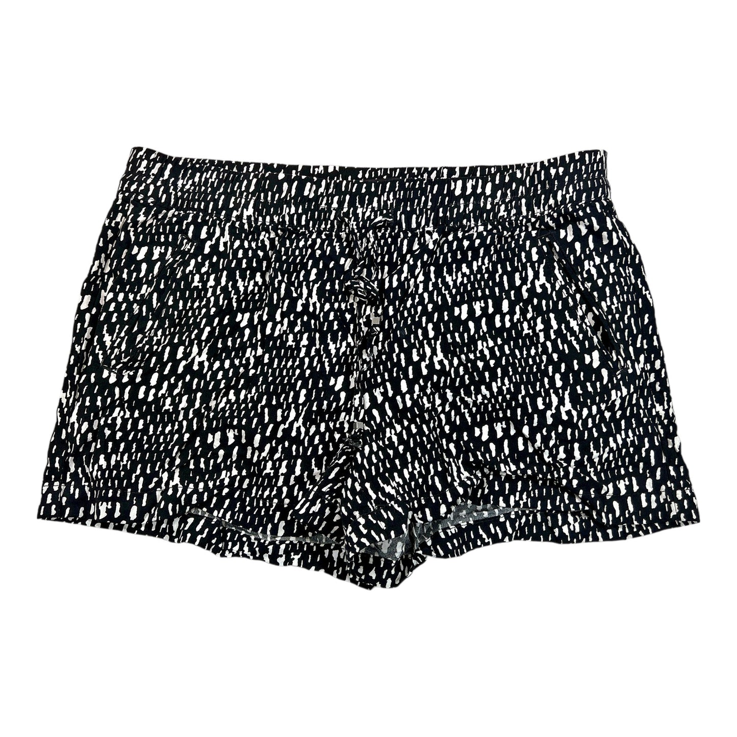 Banana Republic Women’s Black/White Soft Utility Casual Shorts - M