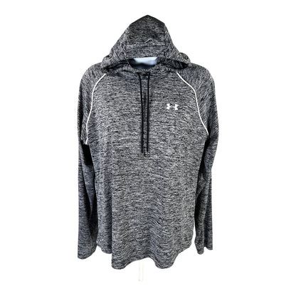 Under Armour Women’s Gray UA Velocity Wordmark Pullover Hoodie - L