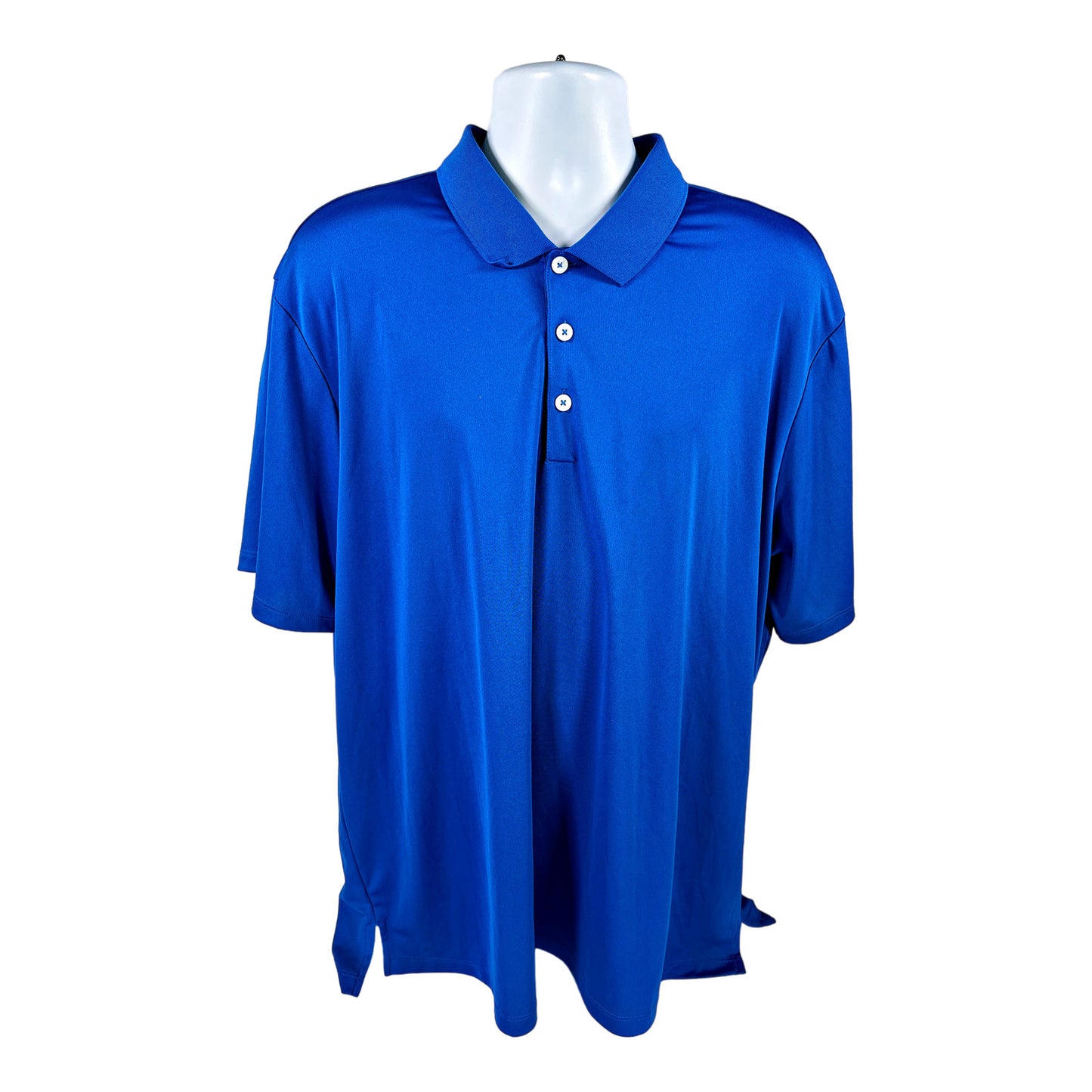 Adidas Men’s Blue Short Sleeve Climacool Golf Polo - 2XL