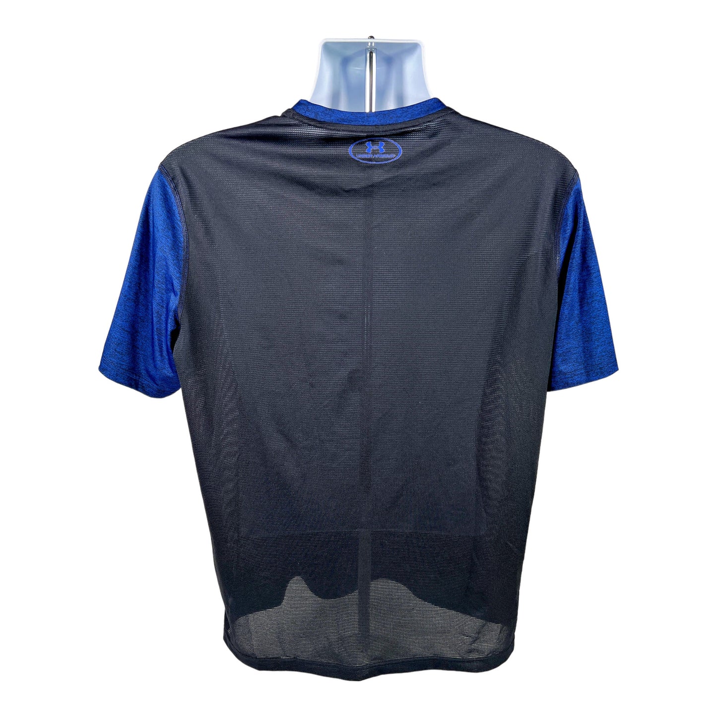 Under Armour Men’s Blue/Black Fitted Short Sleeve Athletic Shirt - L