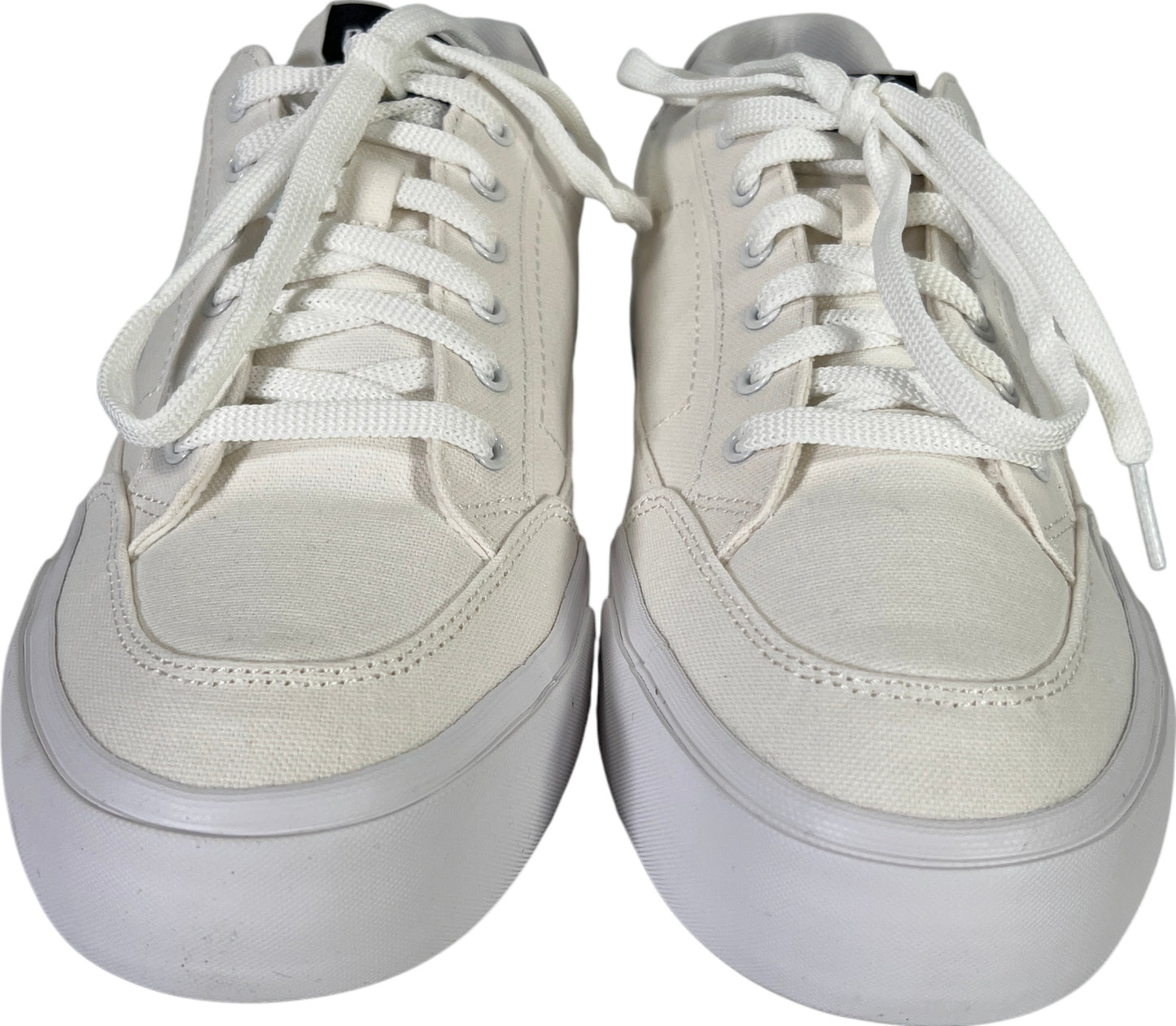 NEW Puma Men’s White Lace Up Court Classic Vulcanized Sneakers - 10