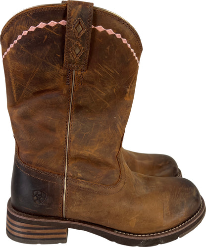 Ariat Women’s Brown Unbridled Roper Western Cowgirl Boots - 8 B