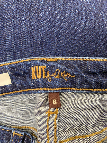 NEW Kut from the Kloth Women’s Dark Wash Karen Baby Bootcut Jeans - 6