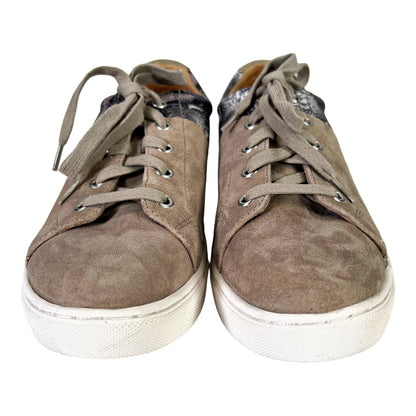 NEW Tahari Women’s Gray Suede TAJ Lace Up Sneakers - 10