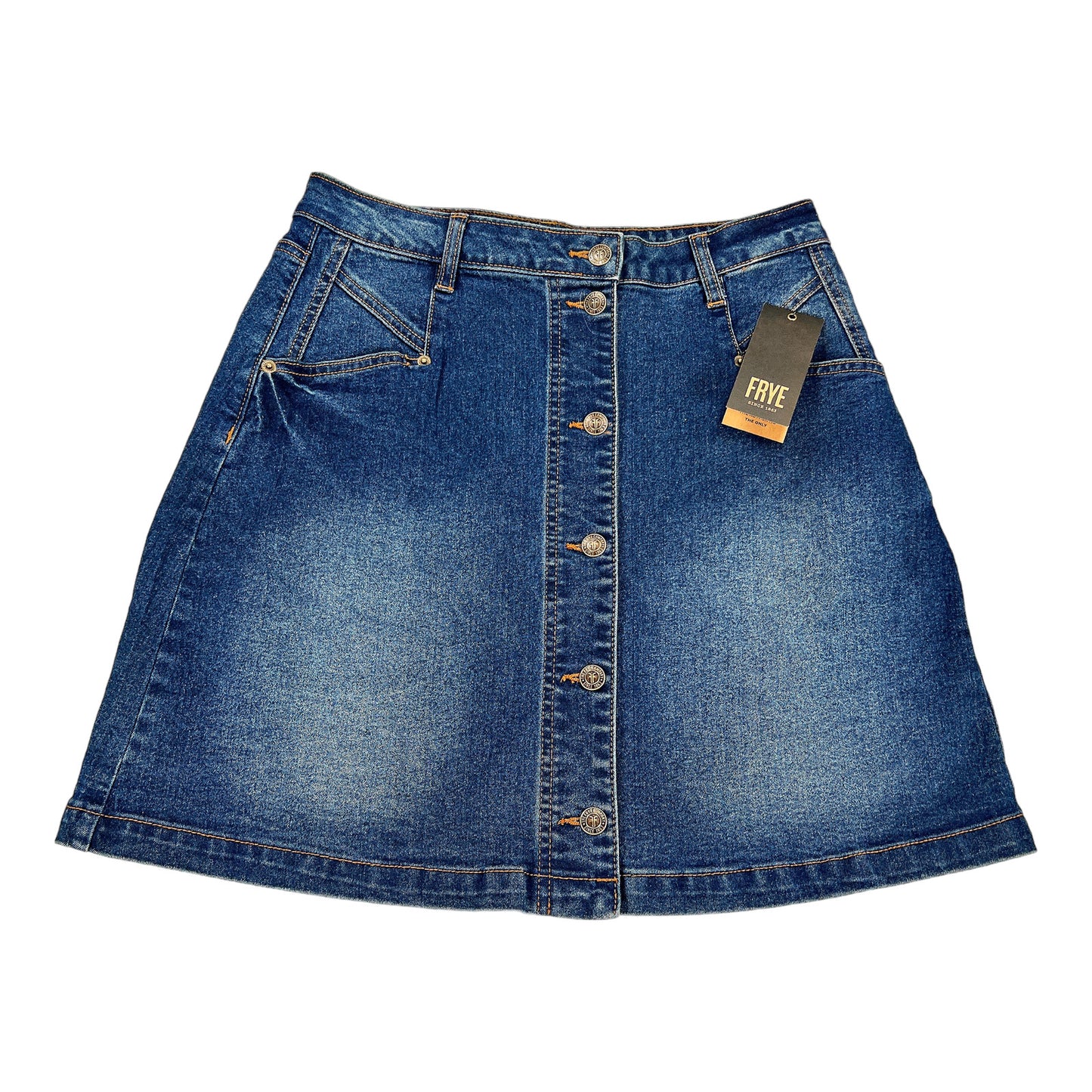 NEW Frye Women’s Culver Wash Denim Skirt - 12