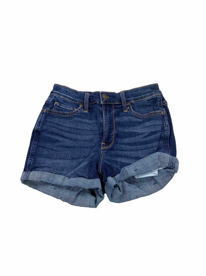 Hollister Women's Dark Wash High Rise Shorts 3in Inseam - 25