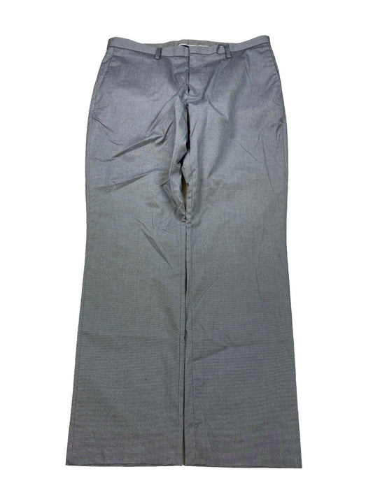 Banana Republic Men's Gray Slim Fit Dress Pants - 34x32