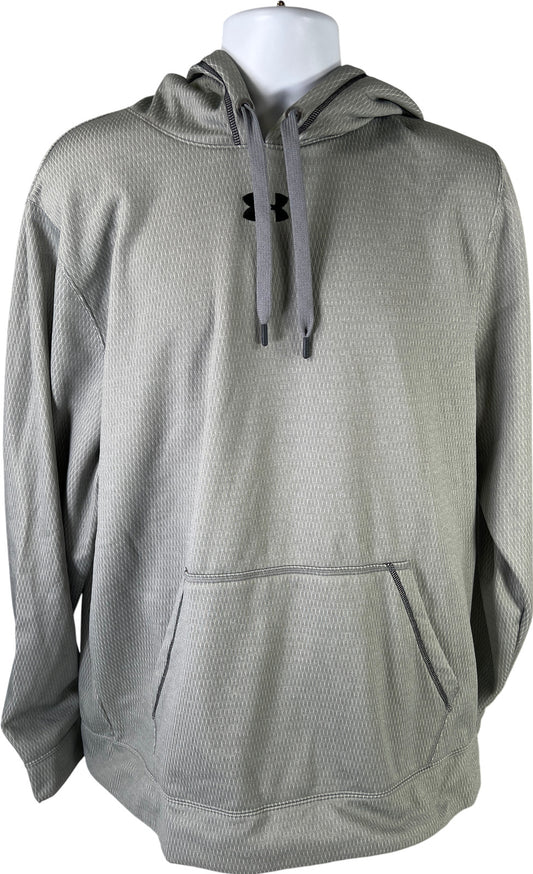 Under Armour Men’s Gray Fleece Lined Pullover Hoodie - XL