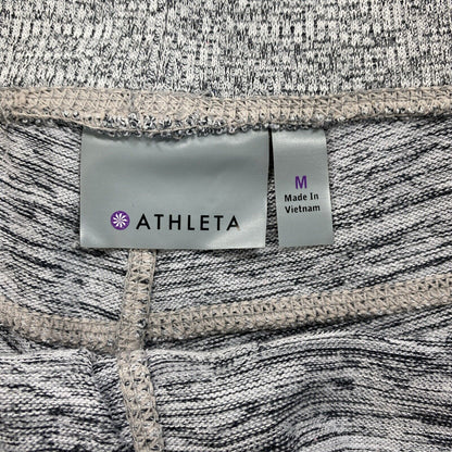 Athleta Women's Gray Knit Downplay Shorts With Pockets - M