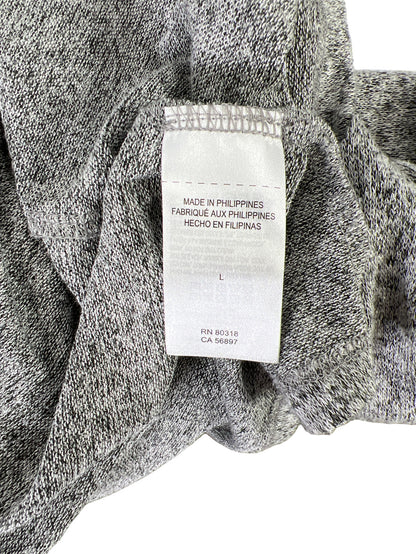 Lucky Brand Women’s Gray Open Front Long Hooded Cardigan Sweater - L