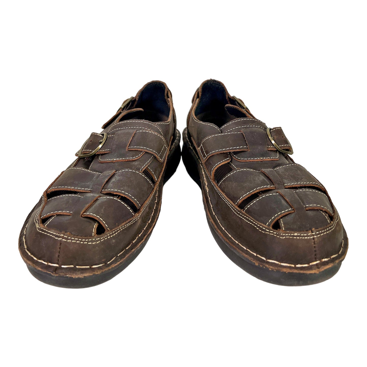 Proper Women’s Brown Leather Fisherman Sandals - 11.5