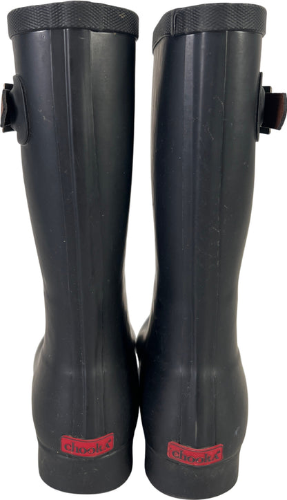 Chooka Women’s Black Fremont 3Q Mid Rubber Rain Boots - 6