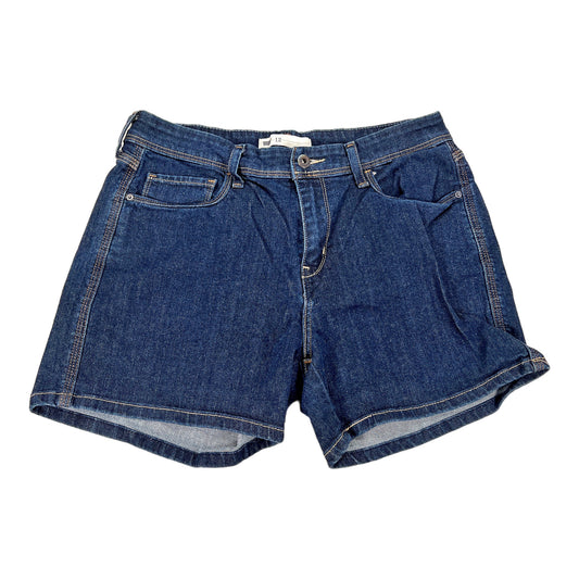 Levis Women’s Dark Wash Denim Jean Shorts - 12