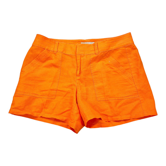 Banana Republic Women’s Orange Linen Casual Shorts - 4