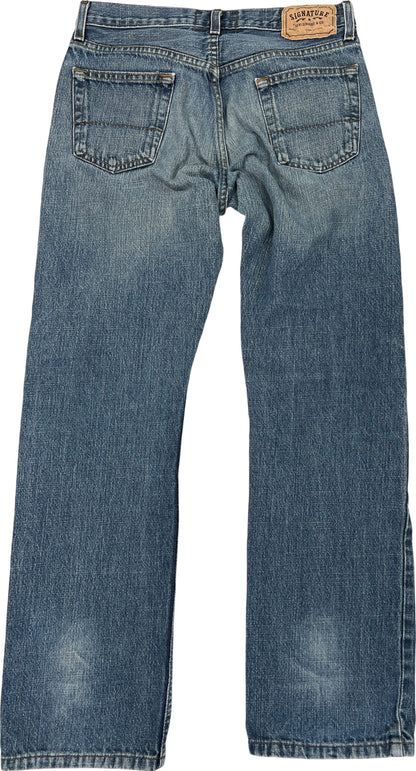 Levi’s Signature Men’s Medium Wash Slim Straight Denim Jeans - 30x30