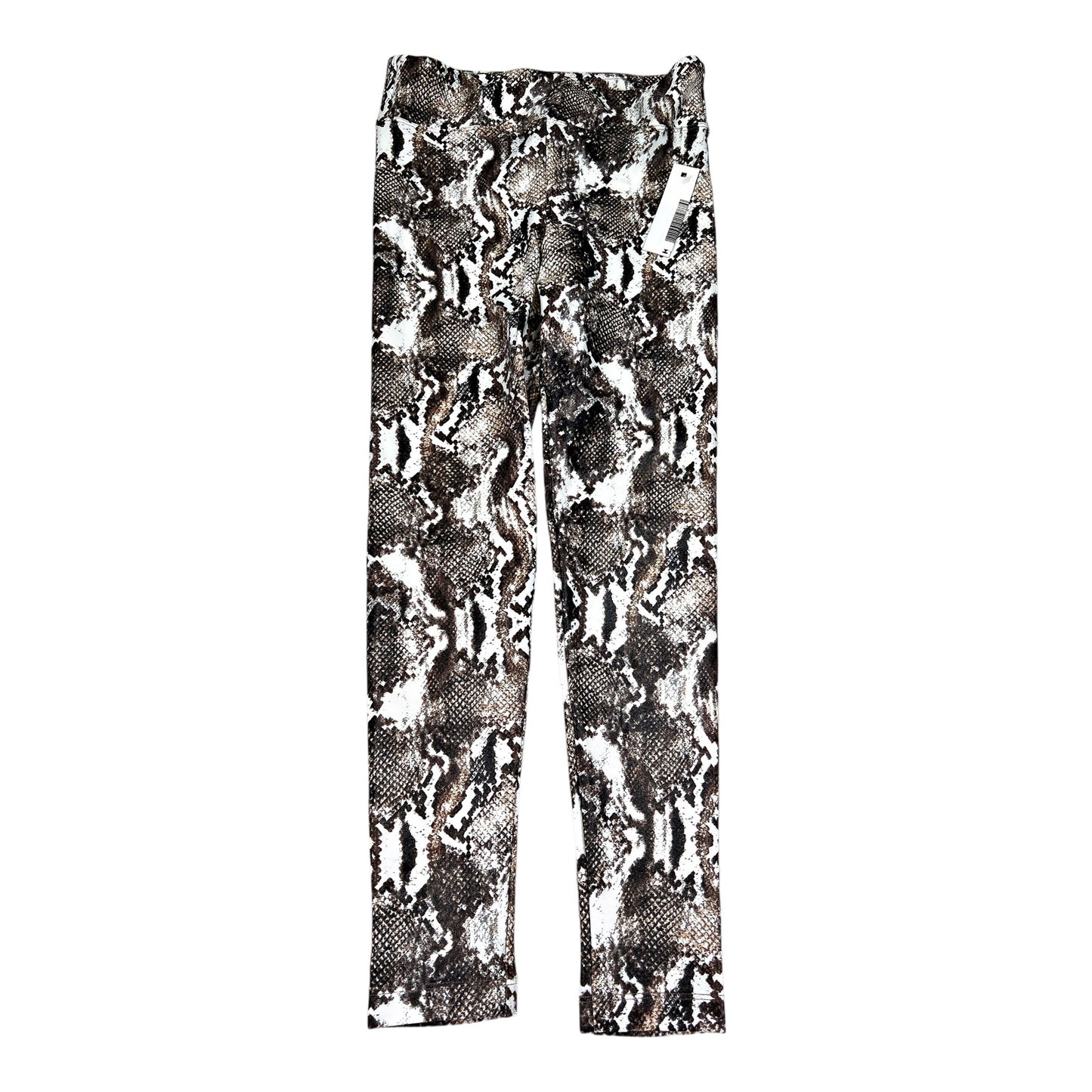 NEW Kodak Women’s Brown/White Shinny Snake Print Leggings - S