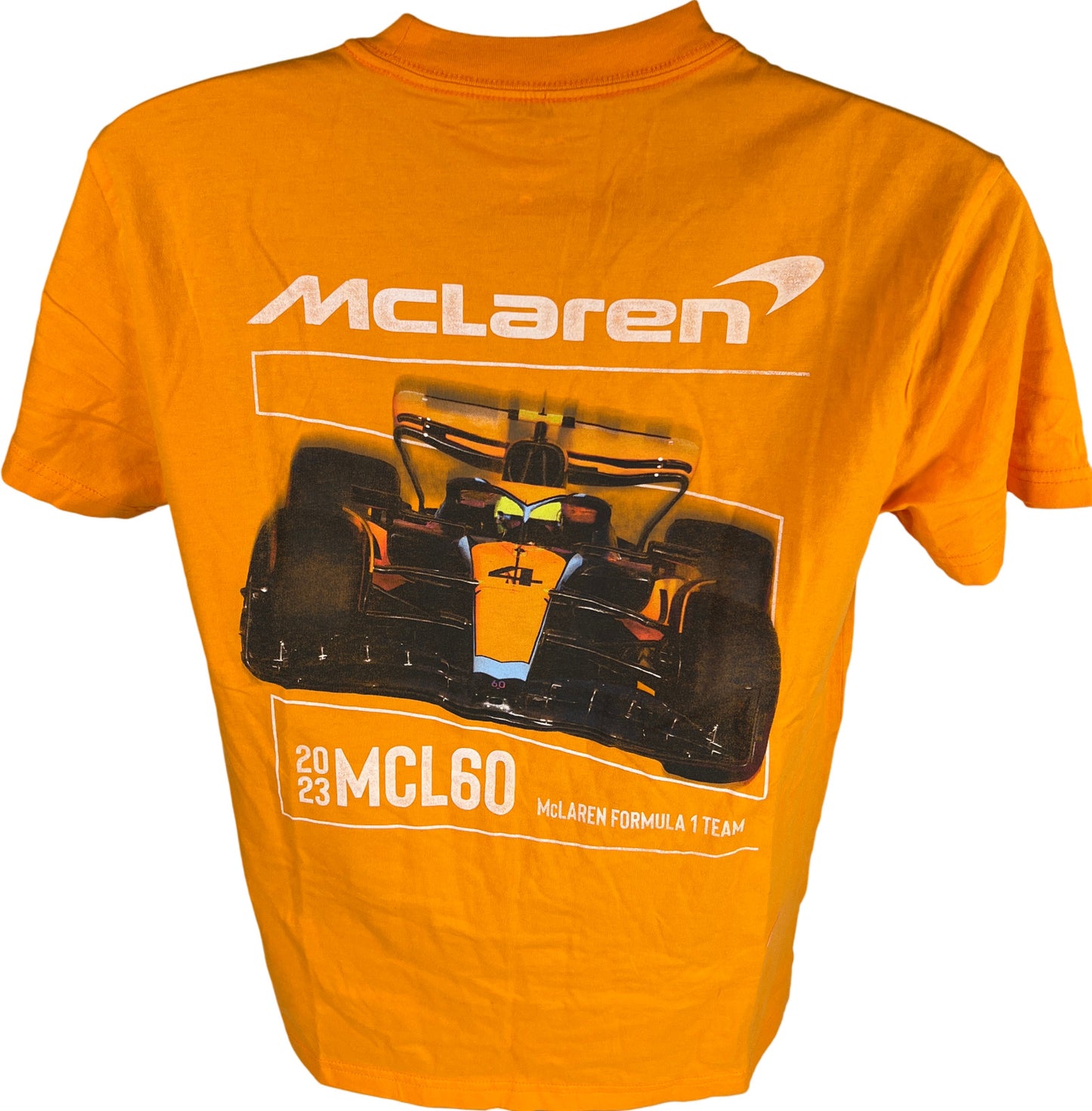 NEW Hollister Men’s Orange McLaren Formula 1 F1 T-Shirt - XS