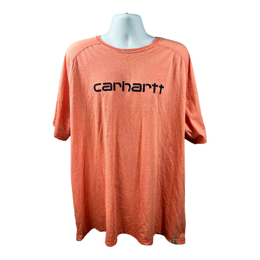 Carhartt Men’s Orange Short Sleeve Relaxed Fit T-Shirt - 3XL