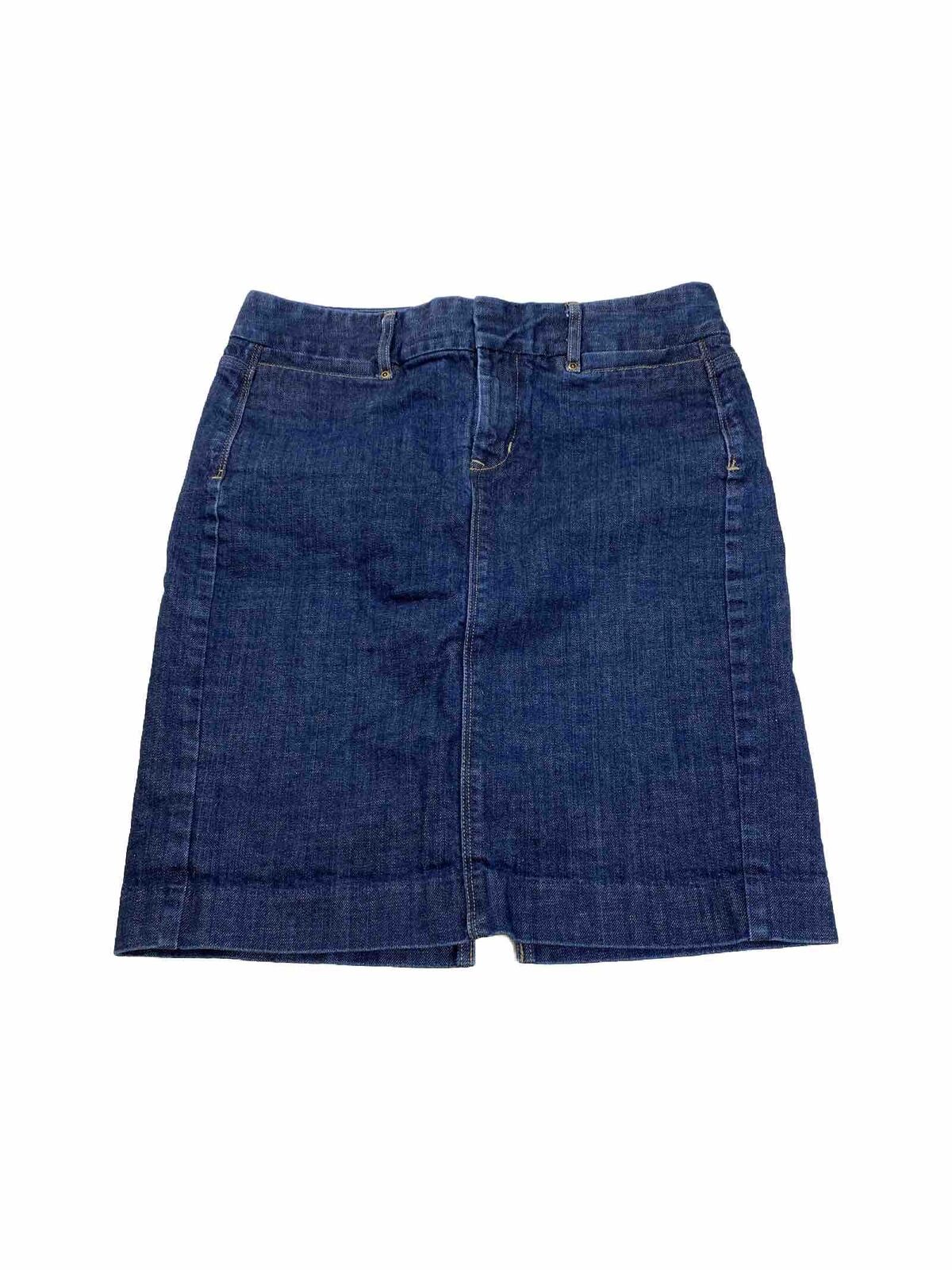 Gap Women's Dark Wash Straight Denim Jean Skirt - 6