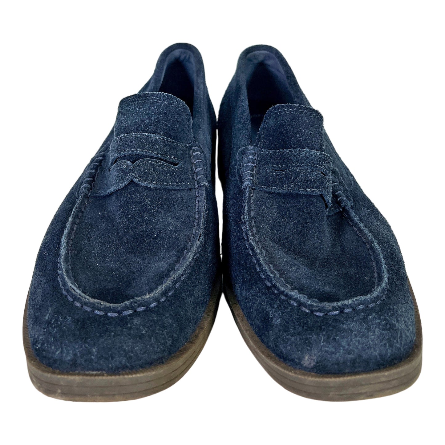 Sperry Men’s Blue Suede Manchester Penny Loafers - 10.5