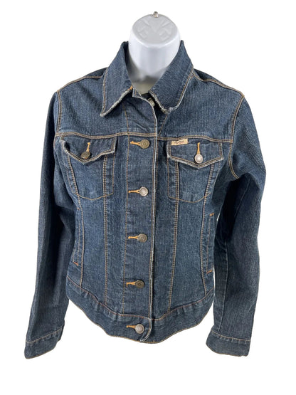 Banana Republic Women's Dark Wash Denim Jean Jacket - S