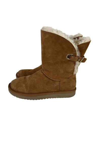 Koolaburra by UGG Women’s Tan/Beige Remley Short Shearling Boots - 8