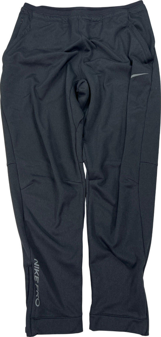 Nike Men’s Black Club Fleece Standard Fit Winterized Pull On Sweatpants - L