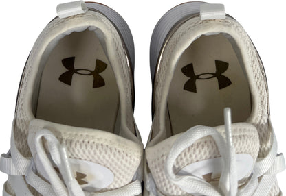 Under Armour Women’s White Breathe Trainer Lace Up Athletic Shoes - 9