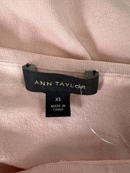 Ann Taylor Women’s Pink Bell Sleeve Stretch Blouse - XS