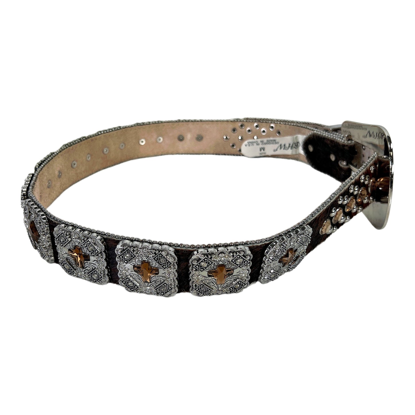 BHW Women’s Cowgirl Rhinestone Large Belt - M