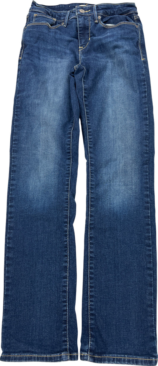 Levi’s Women’s Dark Wash Classic Mid Rise Skinny Jeans - 4