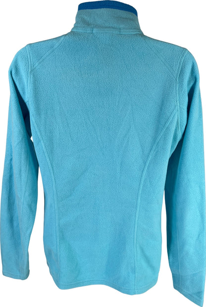 The North Face Women’s Blue Fleece Long Sleeve 1/4 Zip Pullover Shirt - S