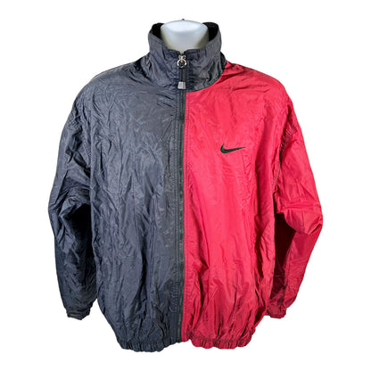 Nike Sportswear Men’s Black/Red Full Zip Windbreaker Jacket - L