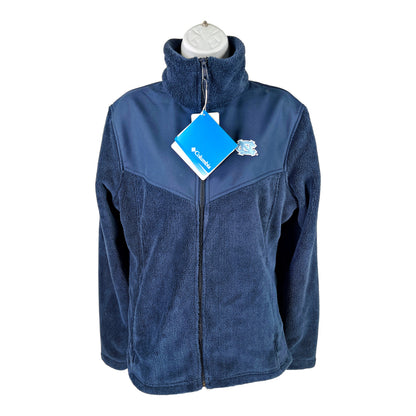 NEW Columbia Women’s Blue University of North Carolina Plush Pass Jacket - L