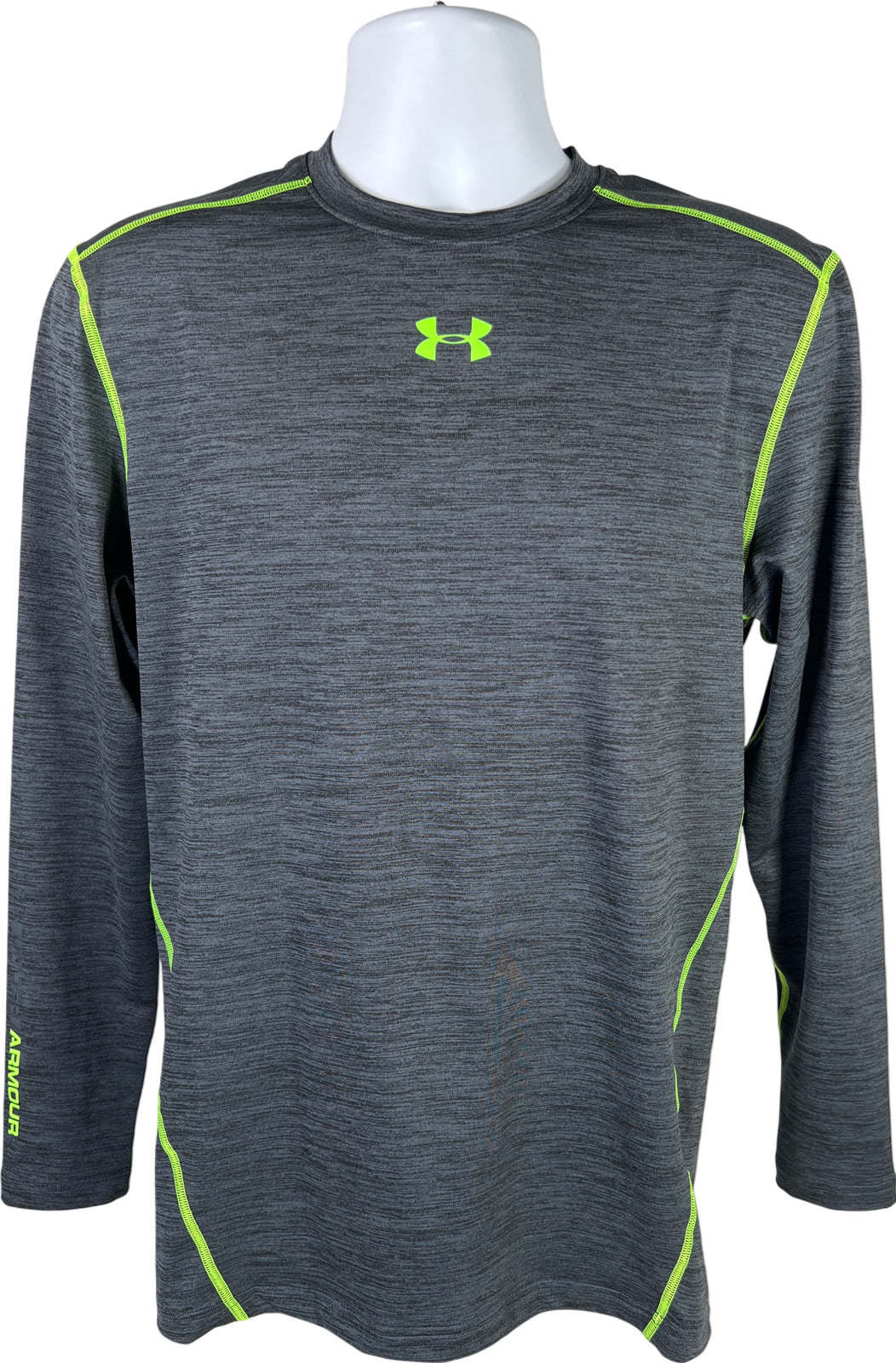 Under Armour Men’s Gray ColdGear Compression Long Sleeve Shirt - XL