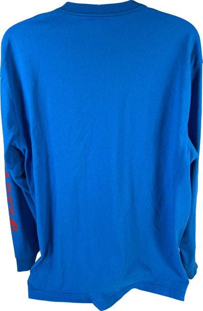 Carhartt Men’s Blue Long Sleeve Loose Fit T-Shirt - XL