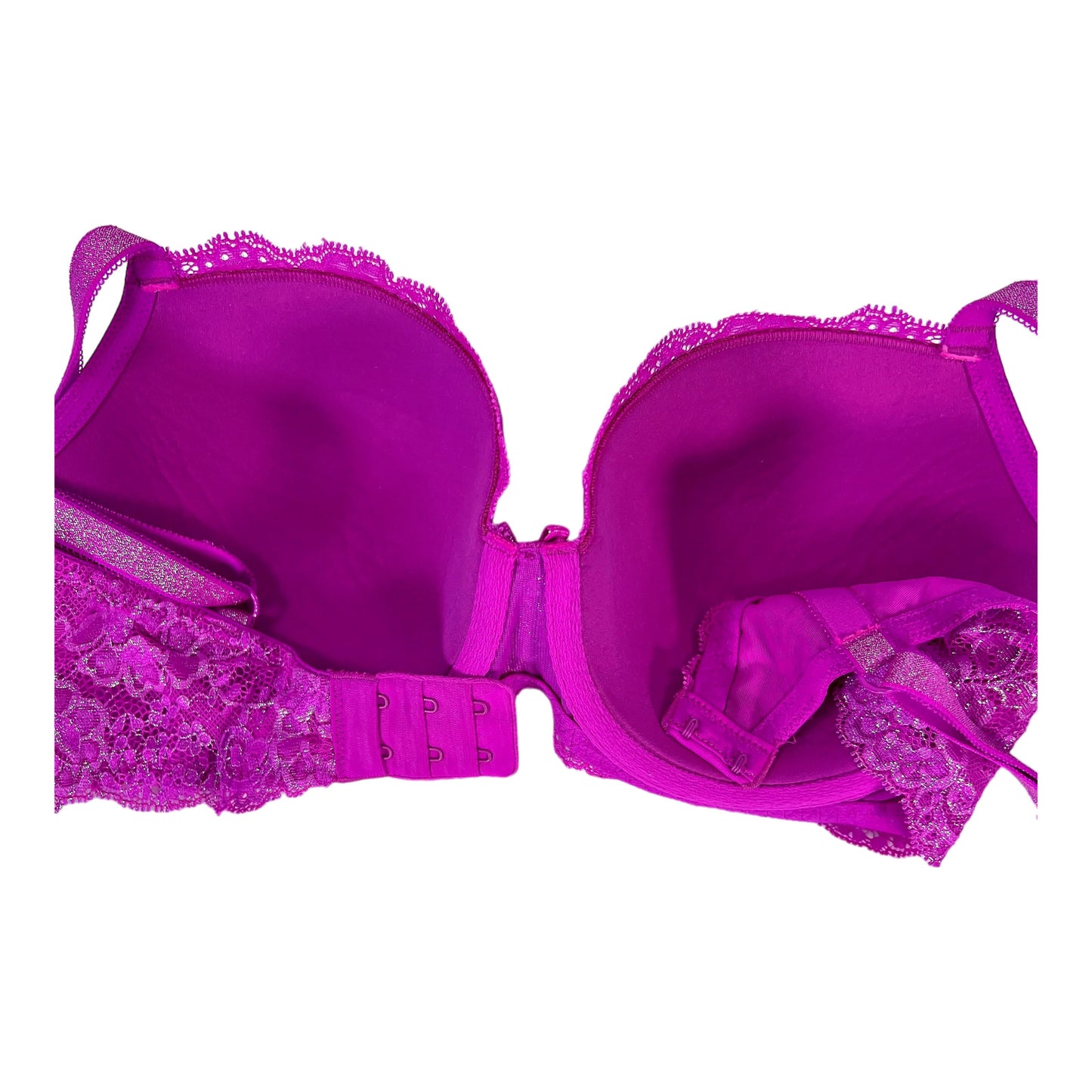 Victoria’s Secret Women’s Purple Lace Dream Angels Lined Demi Bra - 34DD