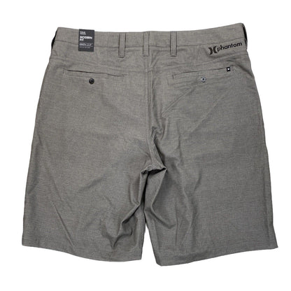 NEW Hurley Men's Gray Modern 20.5in Phantom Shorts - 34