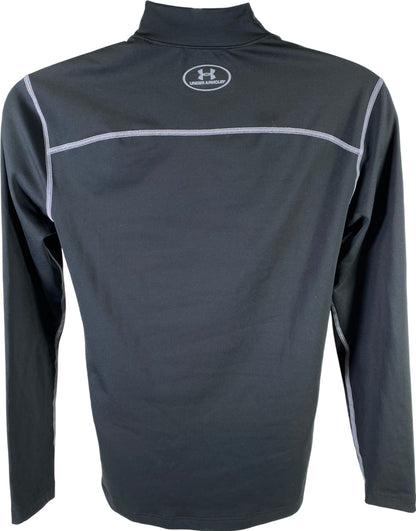 Under Armour Men’s Black ColdGear Fitted Long Sleeve Athletic Shirt - S