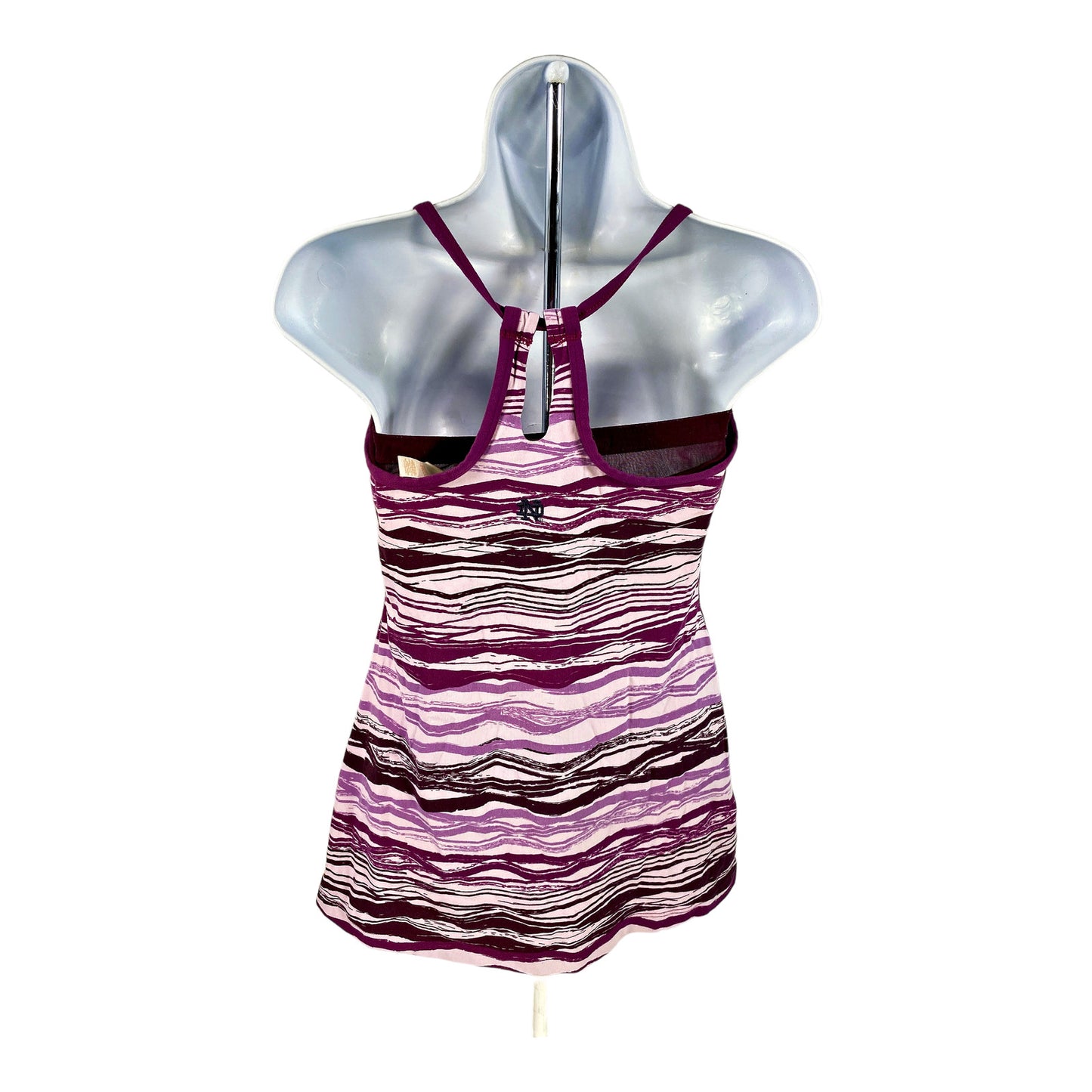 Lucy Women’s Purple Sleeveless Athletic Tank Top W/ Built in Bra. - M