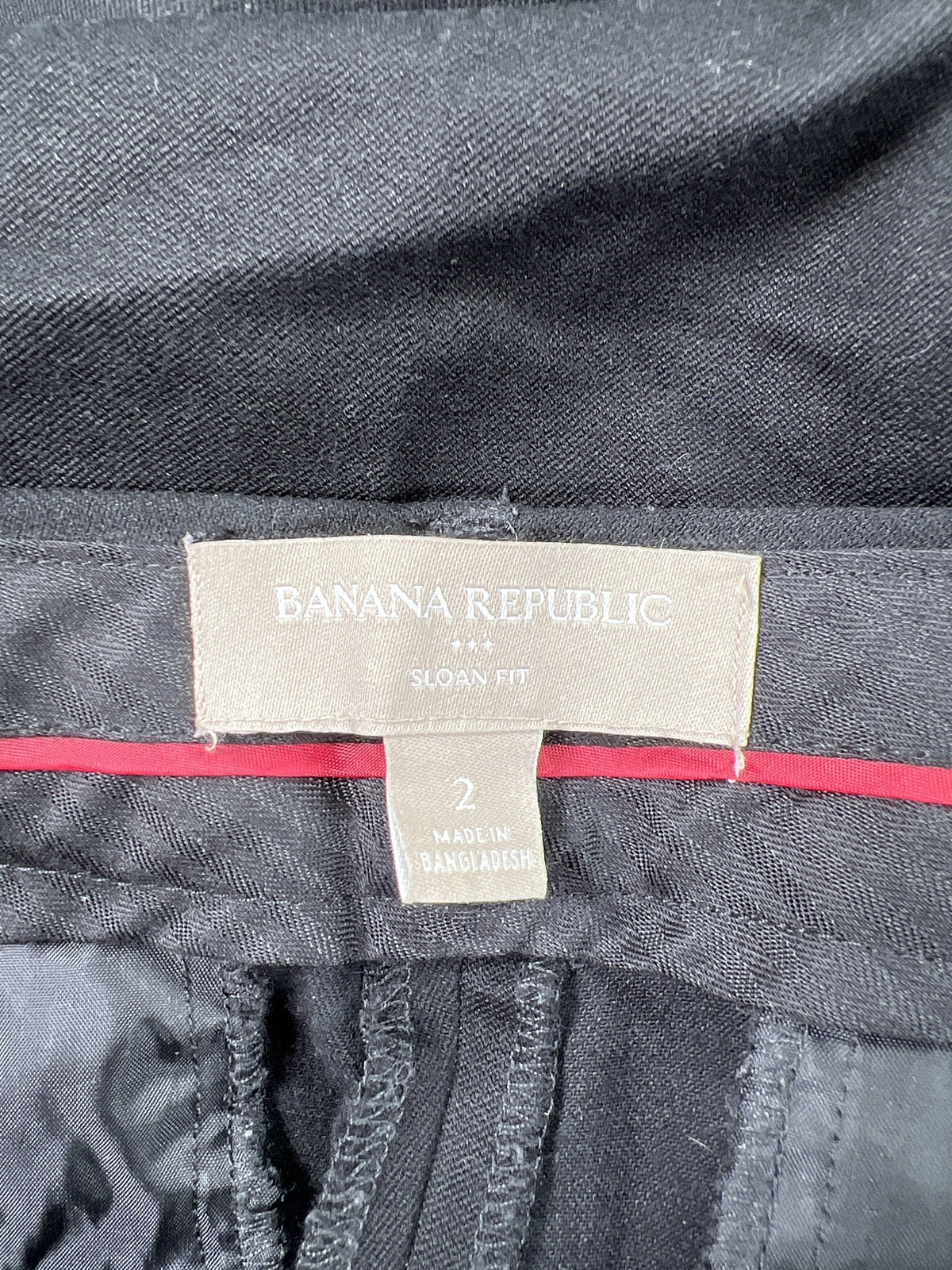 Banana Republic Women’s Black Sloan Fit Dress Pants - 2