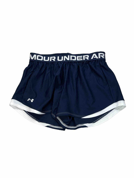 NEW Under Armour Women's Navy Blue Unlined Athletic Shorts - S
